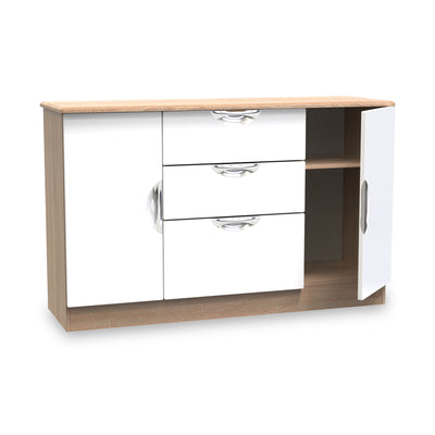 Beckett Gloss 2 Door 3 Drawer Sideboard