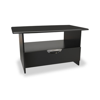 Beckett Gloss 1 Drawer with Open Shelf Coffee Table