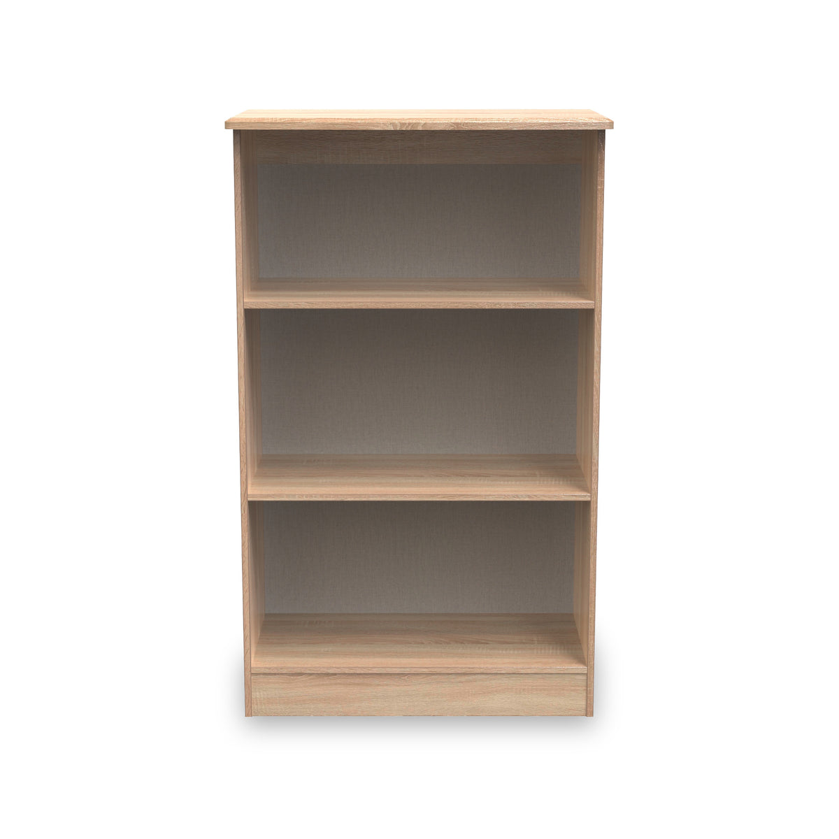 Beckett Light Wood 3 Shelf Bookcase