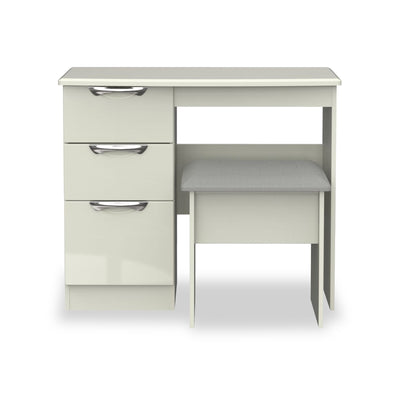 Beckett Gloss Dressing Table with Stool