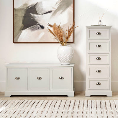 Croft Pine 5 Drawer Tallboy