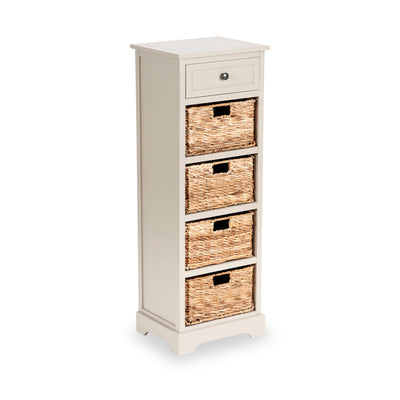 Devonshire Pine Tallboy with Baskets