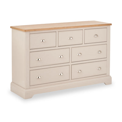 Fairford Pine and Oak 3 Over 4 Drawer Chest