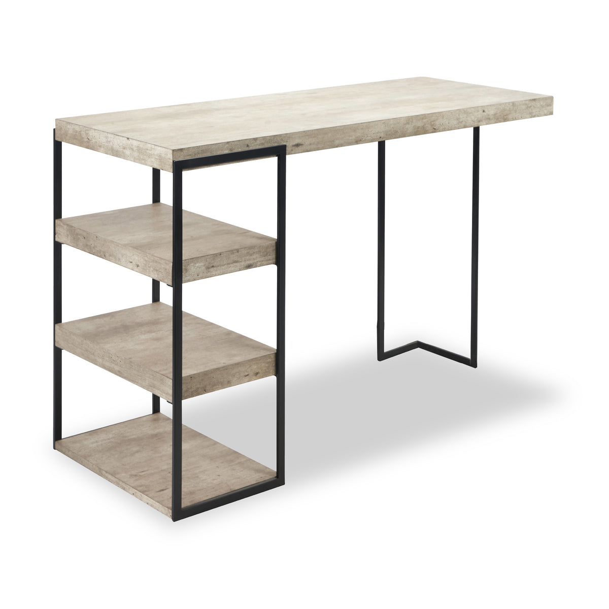 Jersey Concrete Effect Desk from Roseland Furniture