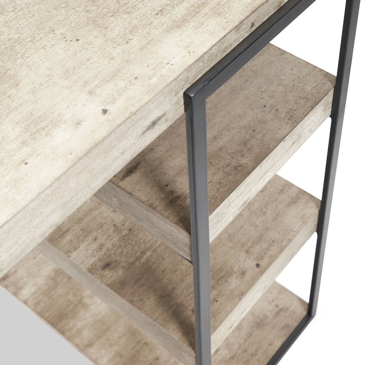 Jersey Concrete Effect Desk from Roseland Furniture