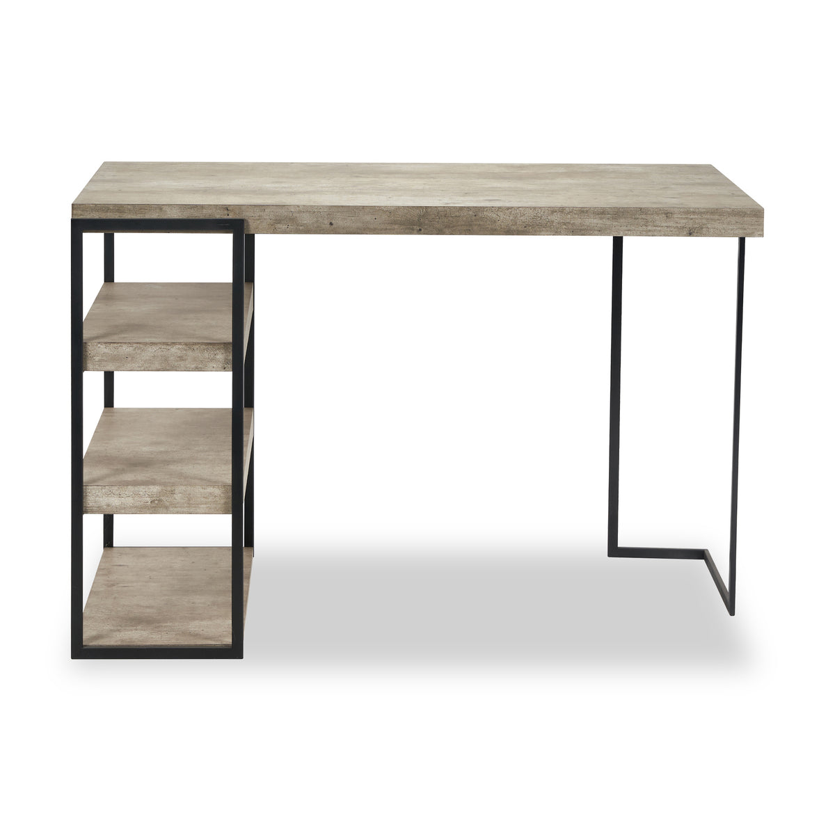Jersey Concrete Effect Desk from Roseland Furniture