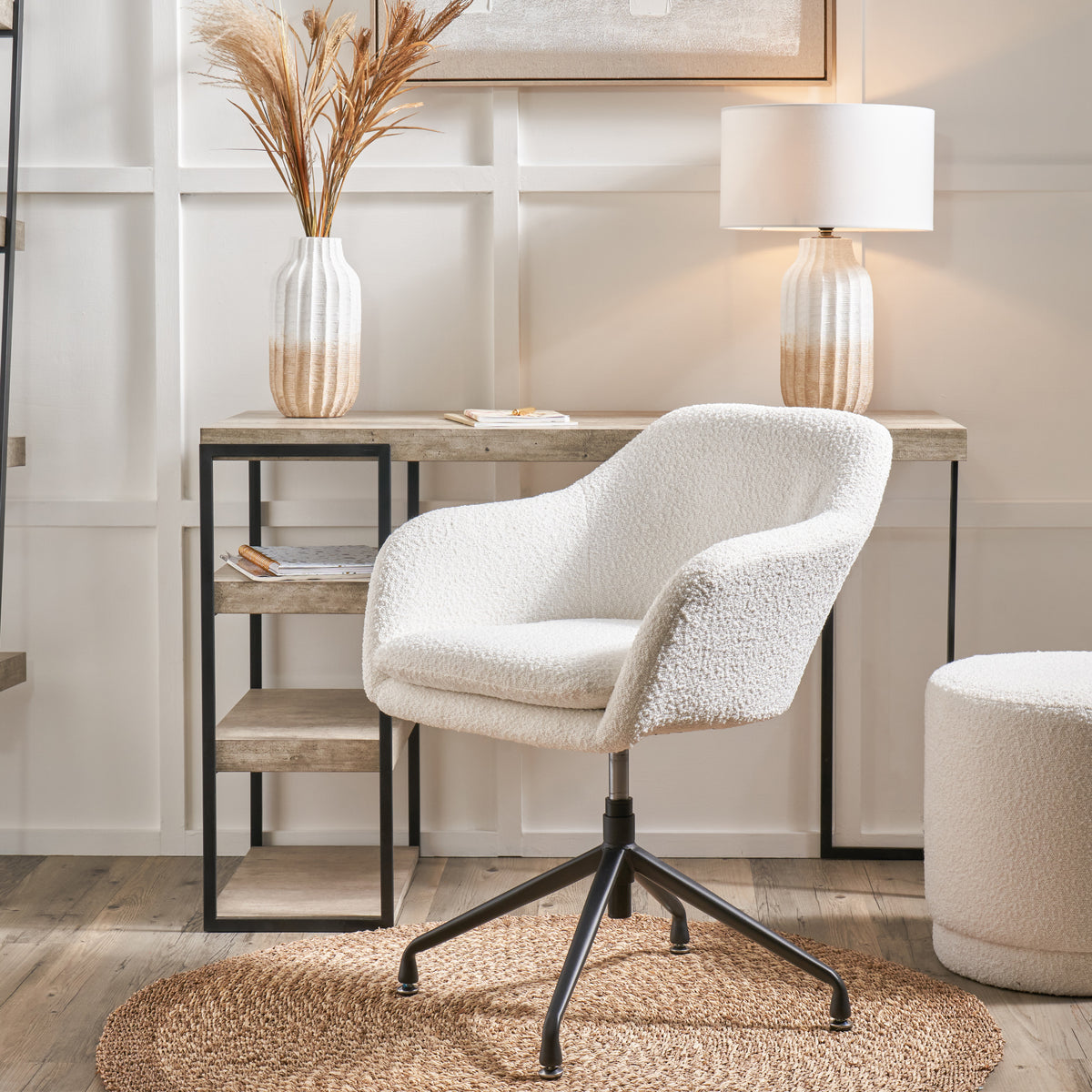 Jersey Concrete Effect Desk from Roseland Furniture