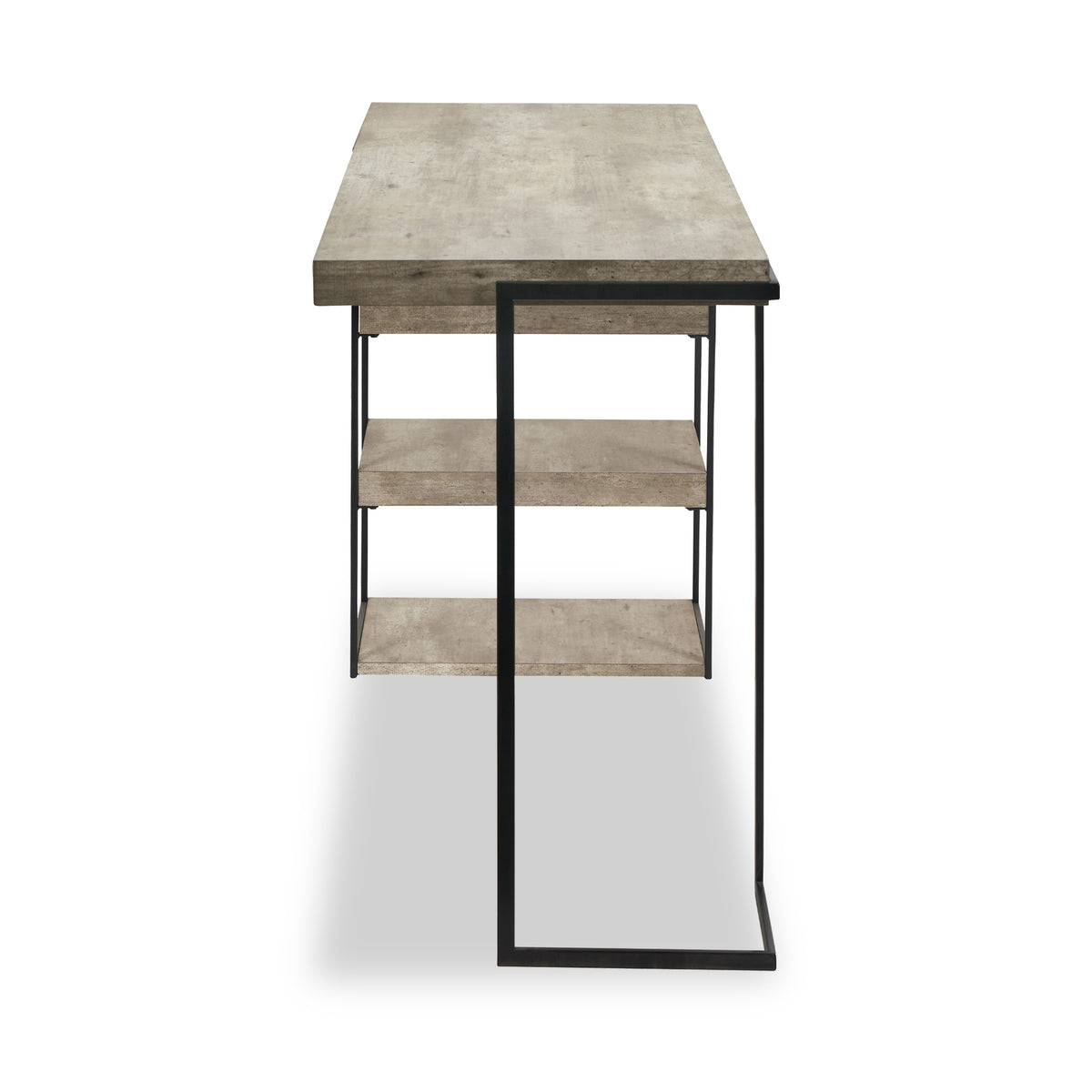 Jersey Concrete Effect Desk from Roseland Furniture