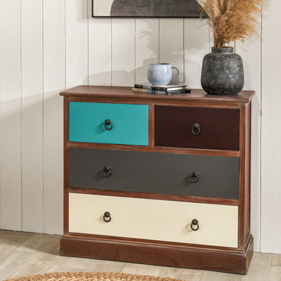 Loft Pine 2 Over 2 Drawer Chest