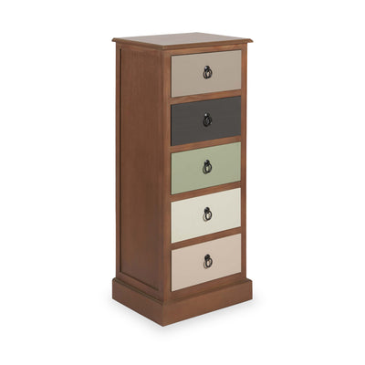 Loft Pine 5 Drawer Tallboy