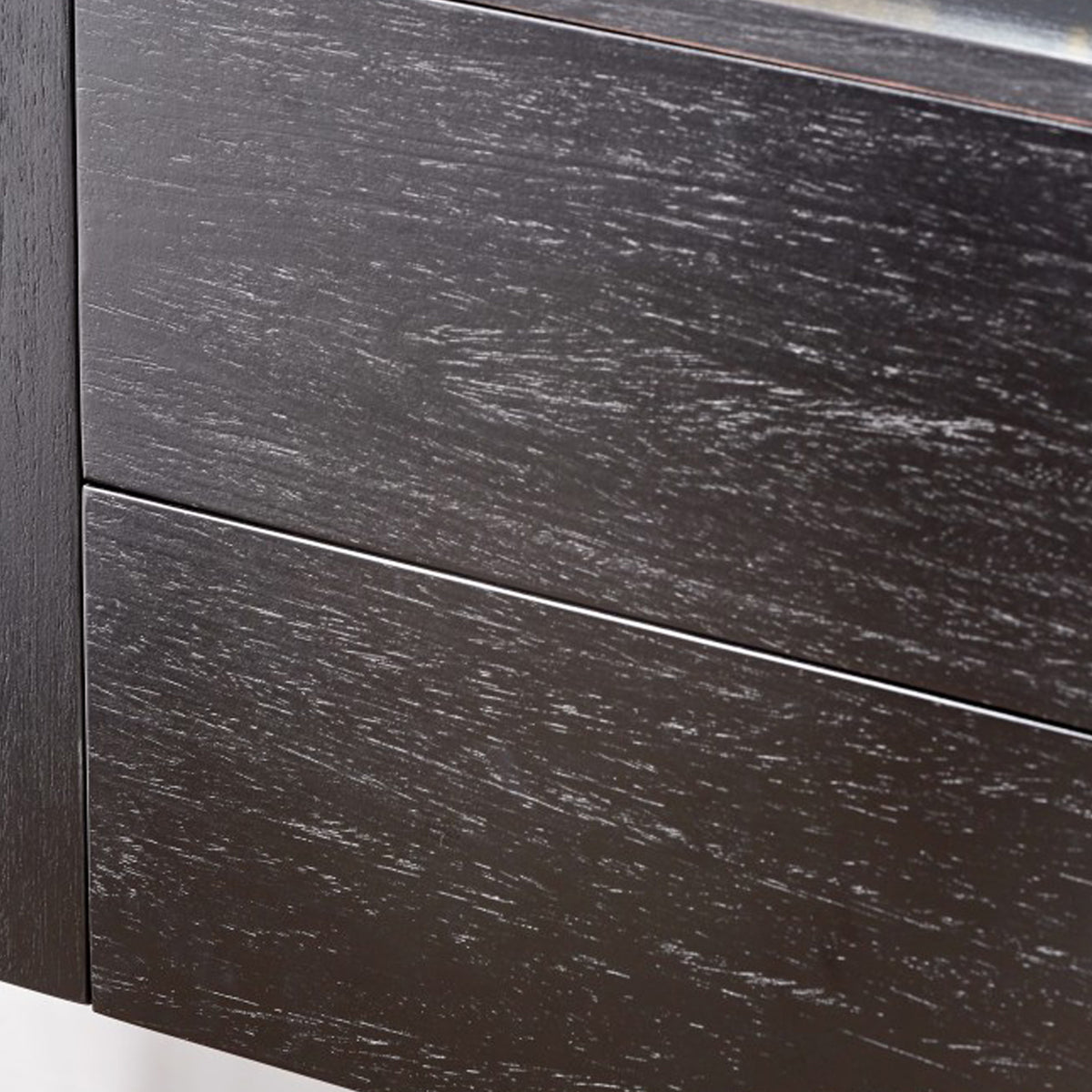 Ukiah Black Ash 2 Door Low Unit from Roseland Furniture