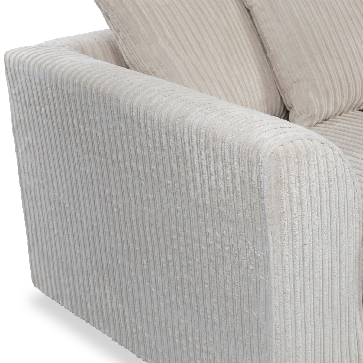 Bletchley Cream Jumbo Cord 2 Seater Sofa from Roseland Furniture