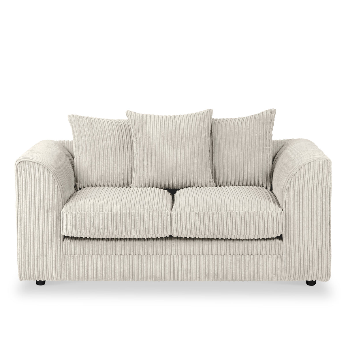 Bletchley Cream Jumbo Cord 2 Seater Sofa from Roseland Furniture