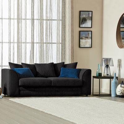 Bletchley Jumbo Cord 3 Seater Sofa