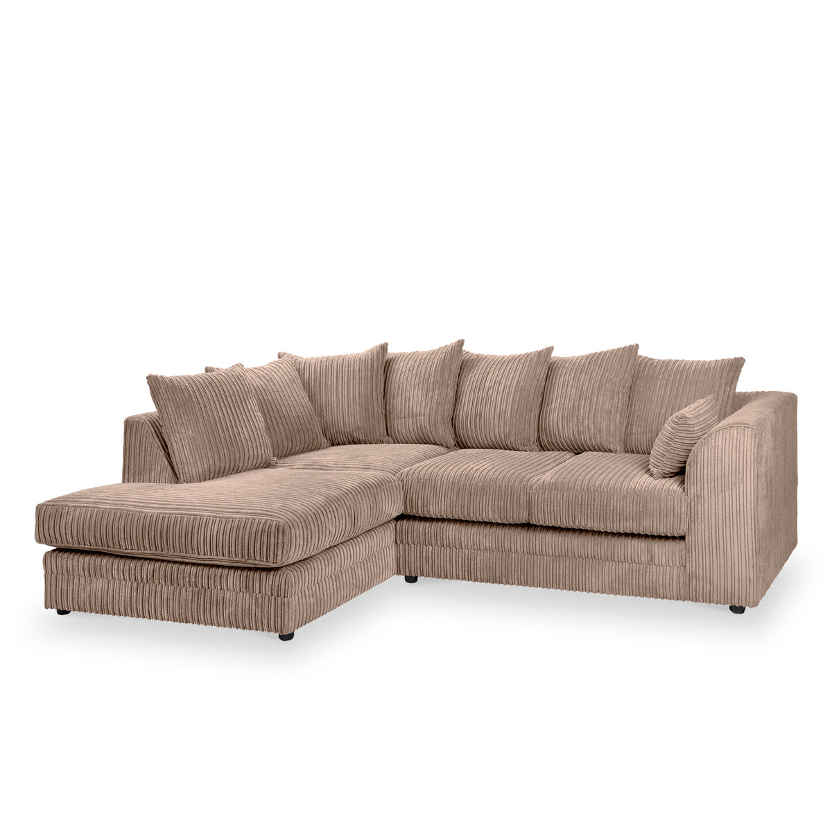 Bletchley Coffee Left Hand Jumbo Cord Chaise Sofa from Roseland Furniture