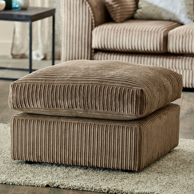 Bletchley Jumbo Cord Footstool