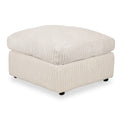 Bletchley Cream Jumbo Cord Footstool from Roseland Furniture
