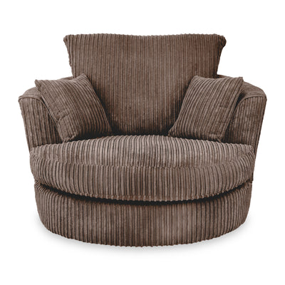 Bletchley Jumbo Cord Swivel Chair