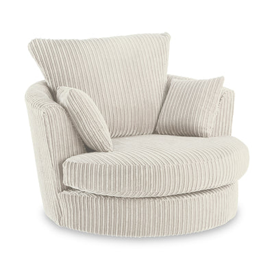 Bletchley Jumbo Cord Swivel Chair