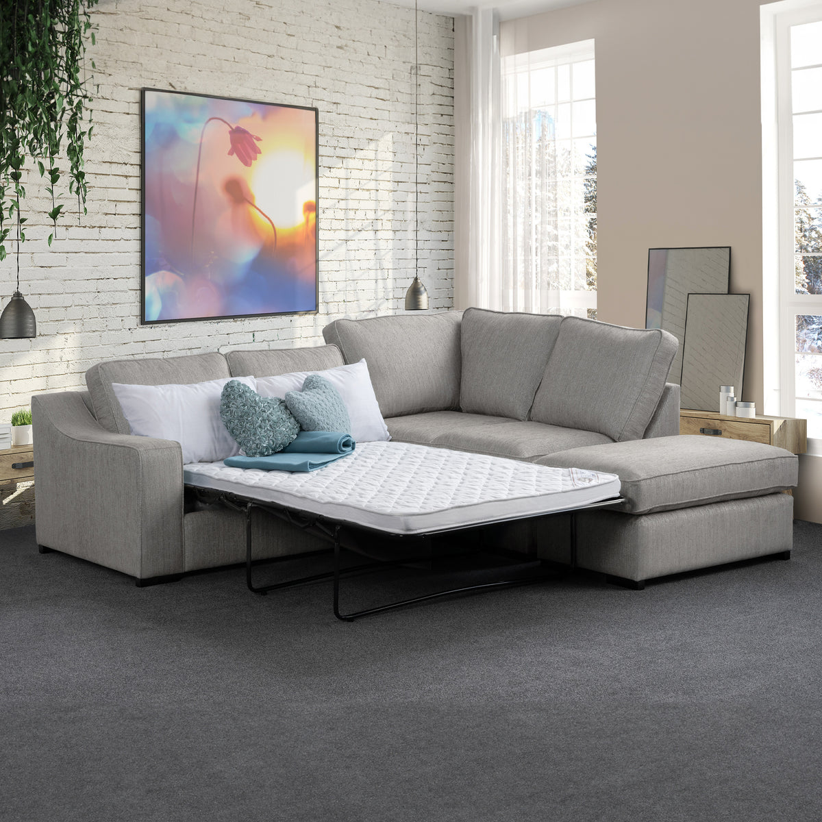 Grantham Corner Sofabed from Roseland Furniture