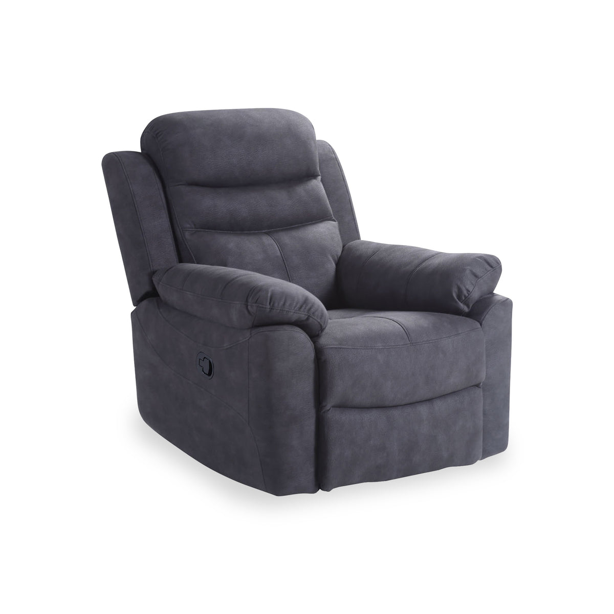 Conway Charcoal Reclining Armchair from Roseland Furniture