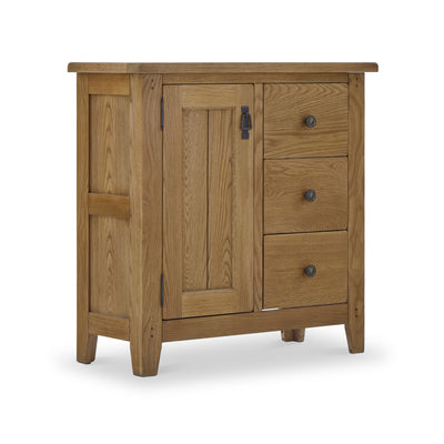 Broadway Oak Mini Sideboard with Side Drawers