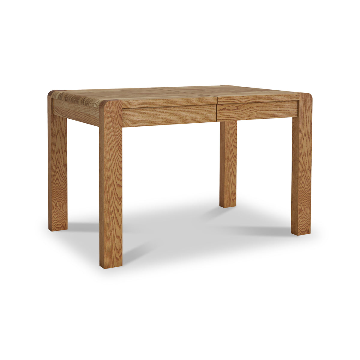 Harvey Oak Compact Extending Dining Table by Roseland Furniture