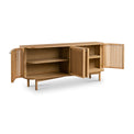 Shorwell Oak Slatted Extra Large Sideboard Cabinet