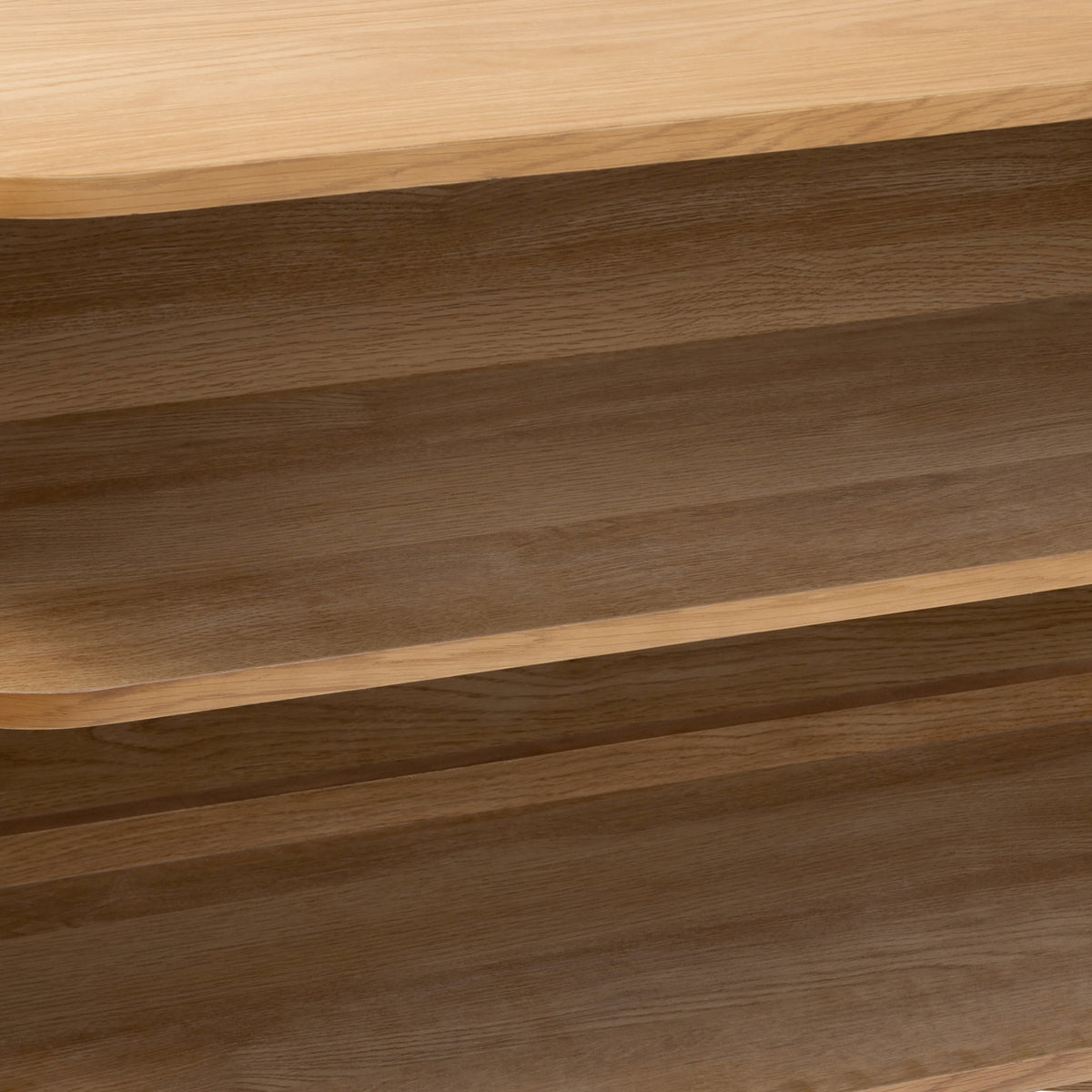 Shorwell Oak Slatted Small 2 Door Sideboard Cabinet