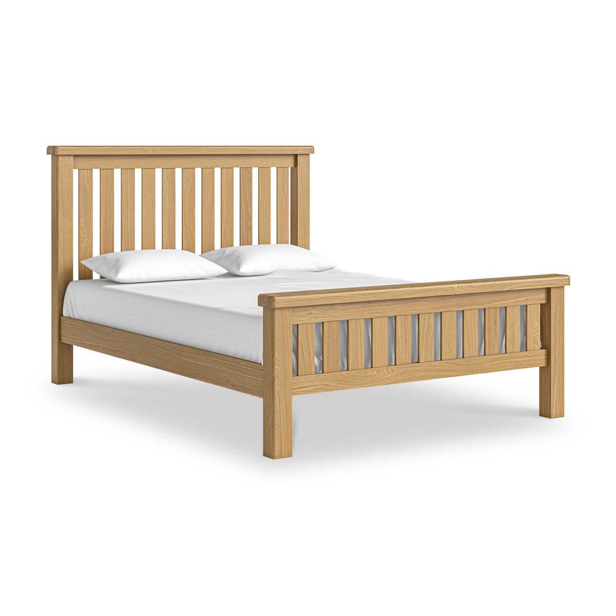 Portland Oak Bed Frame Superking from Roseland Furniture