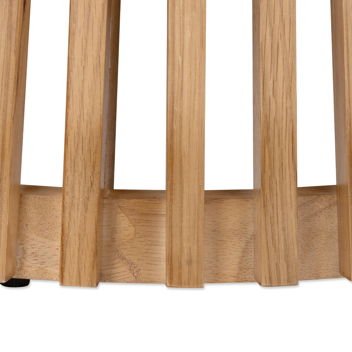 Shorwell Oak 120cm Slatted Round Dining Table