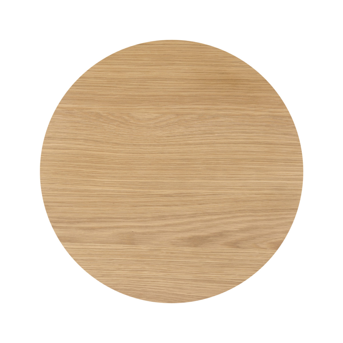 Shorwell Oak Slatted Round 1 Drawer Side Table
