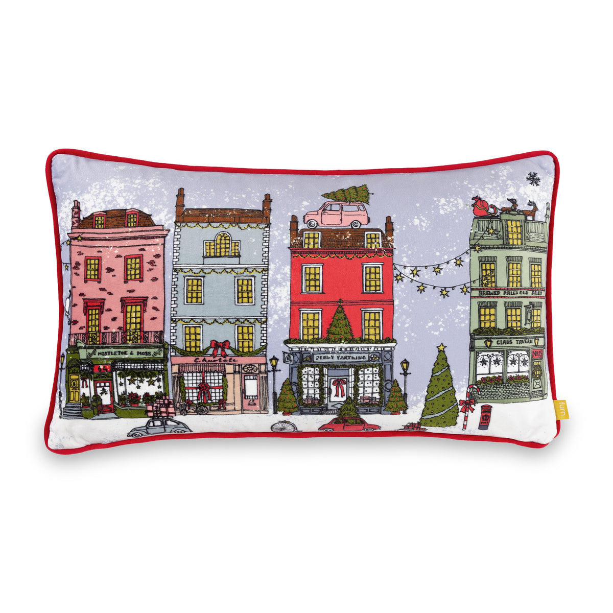 Christmas Spirit 30x50 Cushion by Roseland Furniture