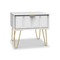 Harlow 1 Drawer Bedside Table from Roseland Furniture