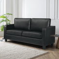 Cullen Faux Leather 3 Seater Sofa for living room