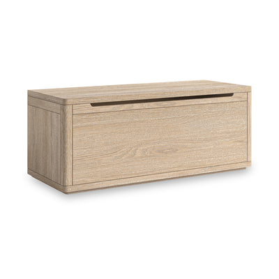 Mylor Washed Oak Blanket Box