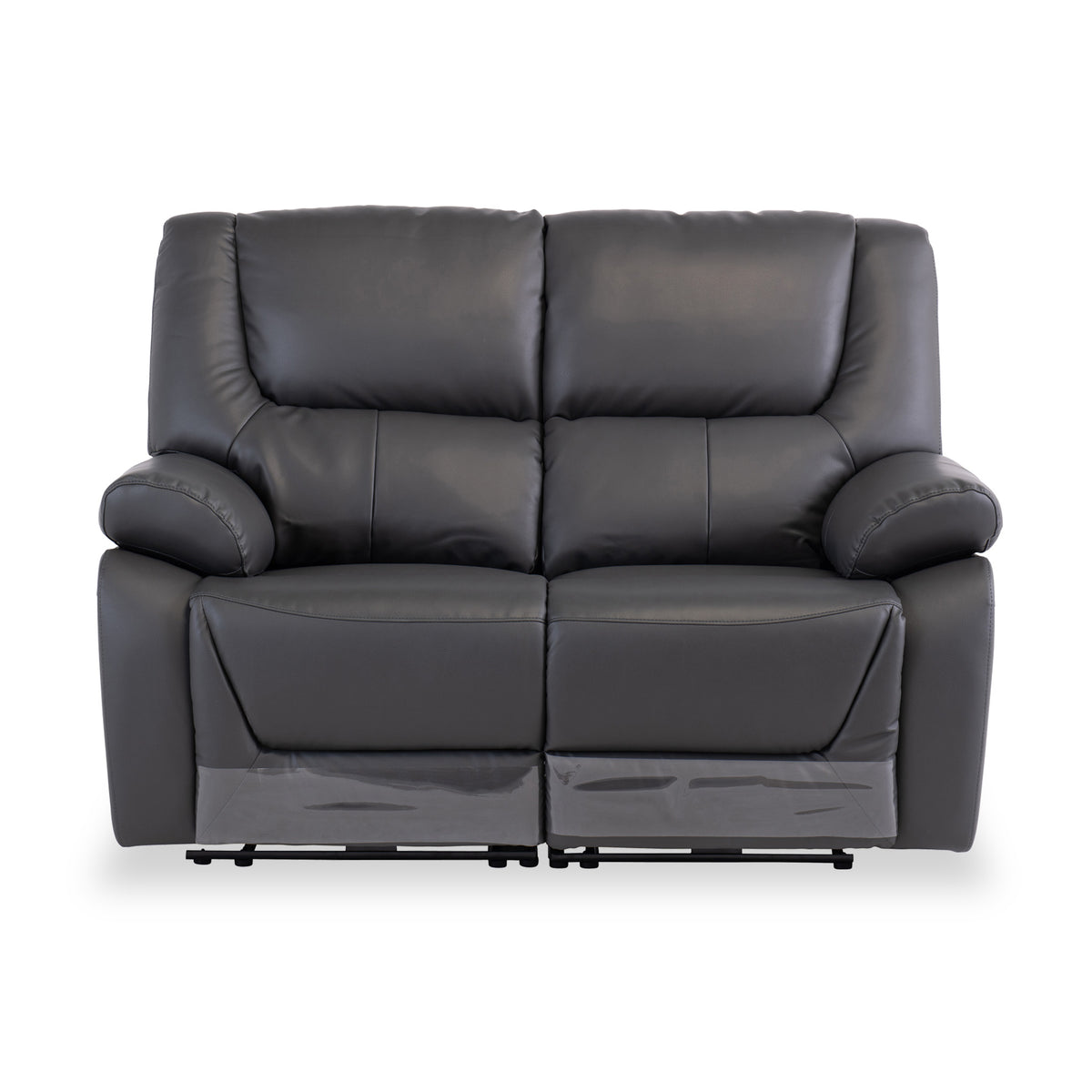 Baxter Leather Charcoal Electric Reclining 2 Seater Sofa from Roseland Furniture