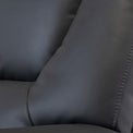Baxter Charcoal Leather Electric Reclining 3 Seater Sofa from Roseland Furniture