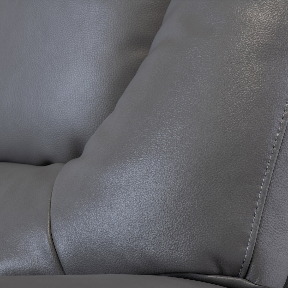 Baxter Grey Leather Electric Reclining Armchair from Roseland Furniture