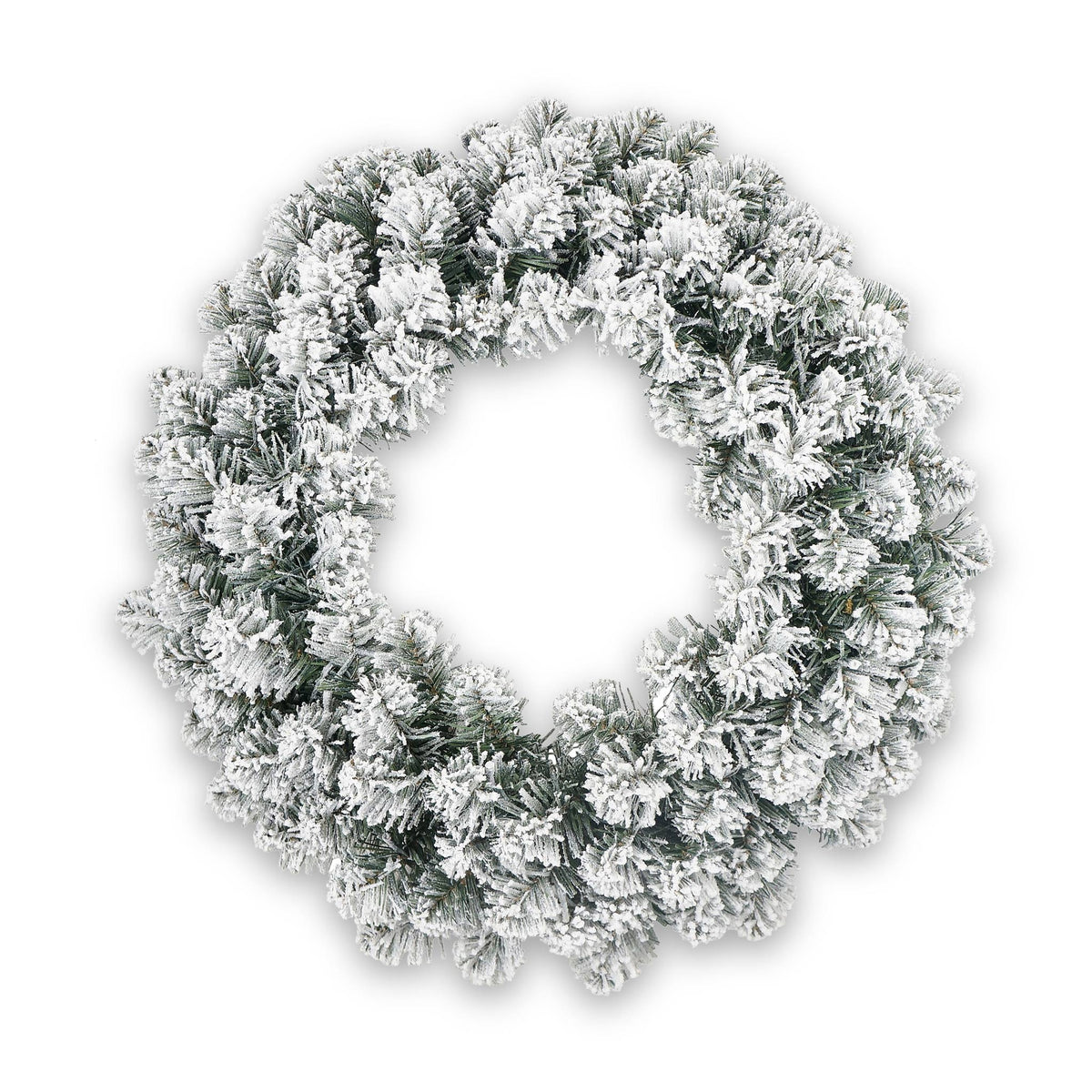 Decorative Collection Snowy 24" Wreath from Roseland Furniture