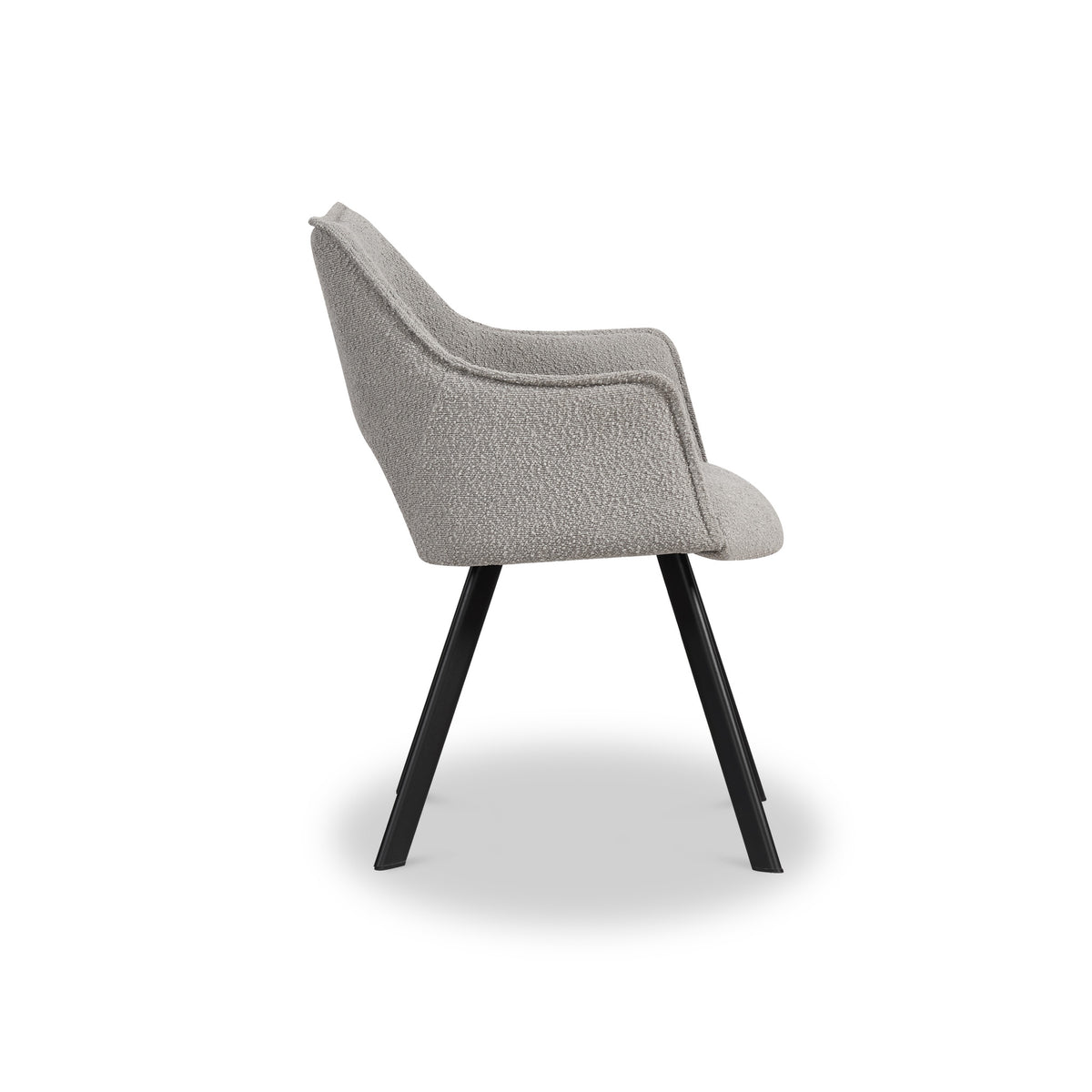 Harley Light Grey Boucle Dining Chair