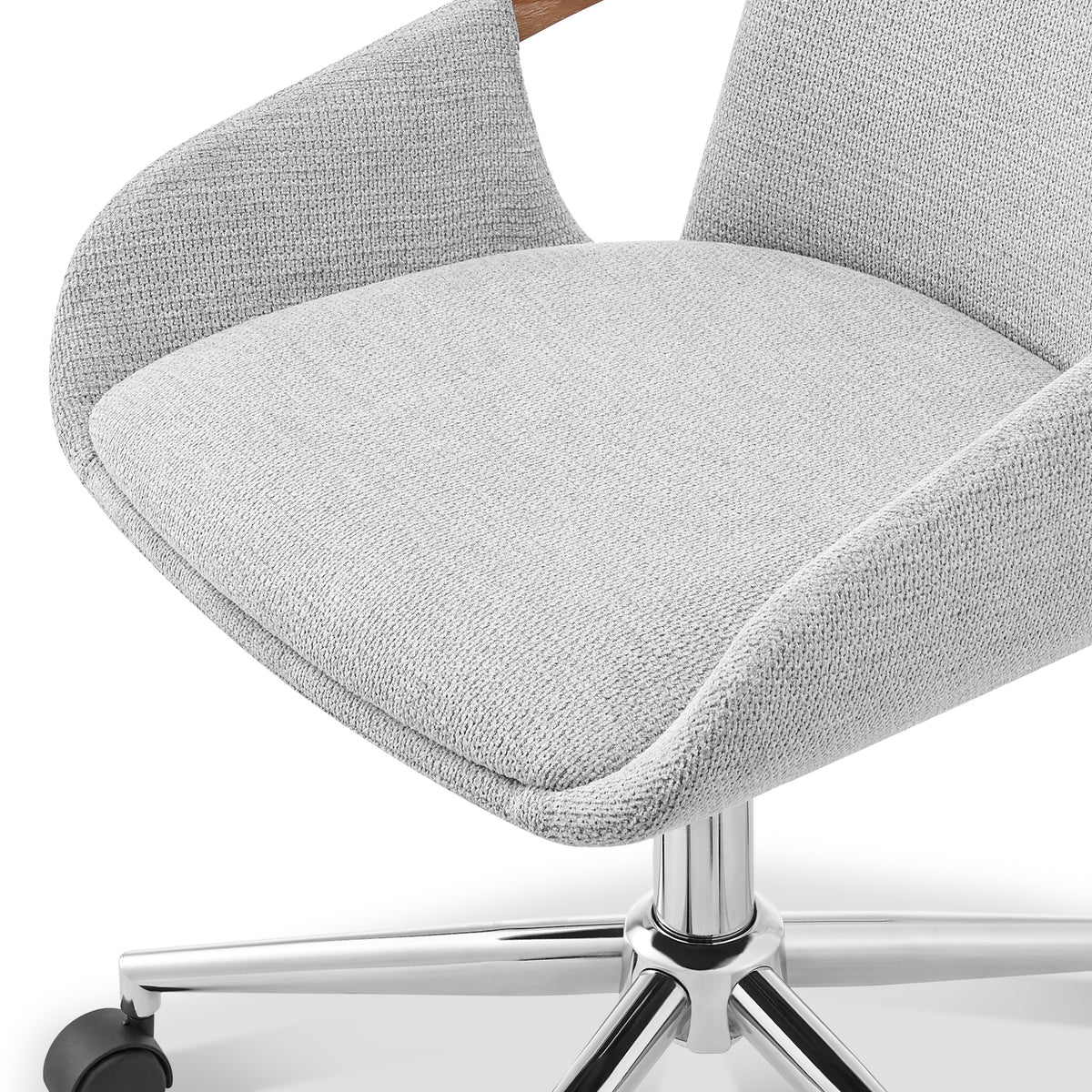 Koble Thea Upholstered Swivel Office Chair from Roseland Furniture