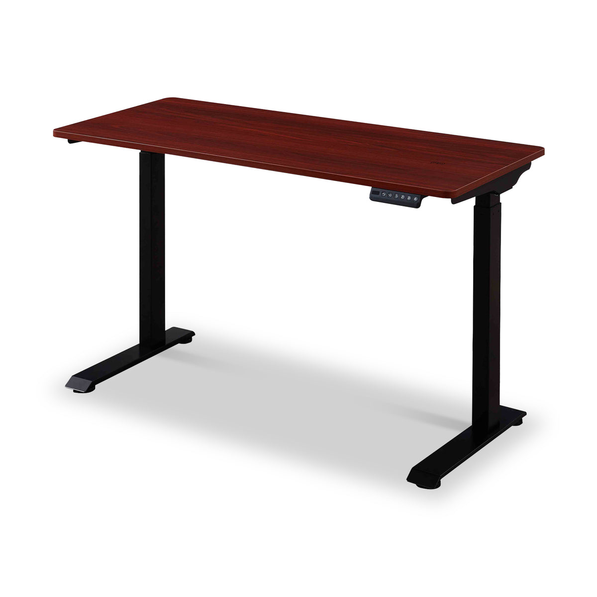 Apollo Desk Walnut Black from Roseland Furniture