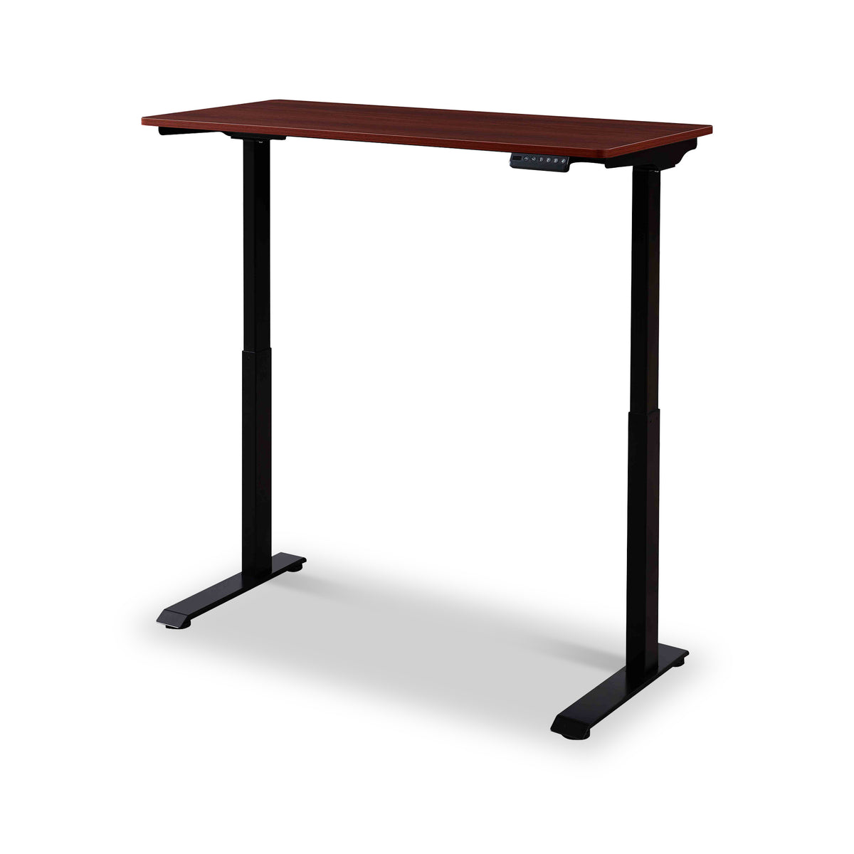 Apollo Desk Walnut Black from Roseland Furniture