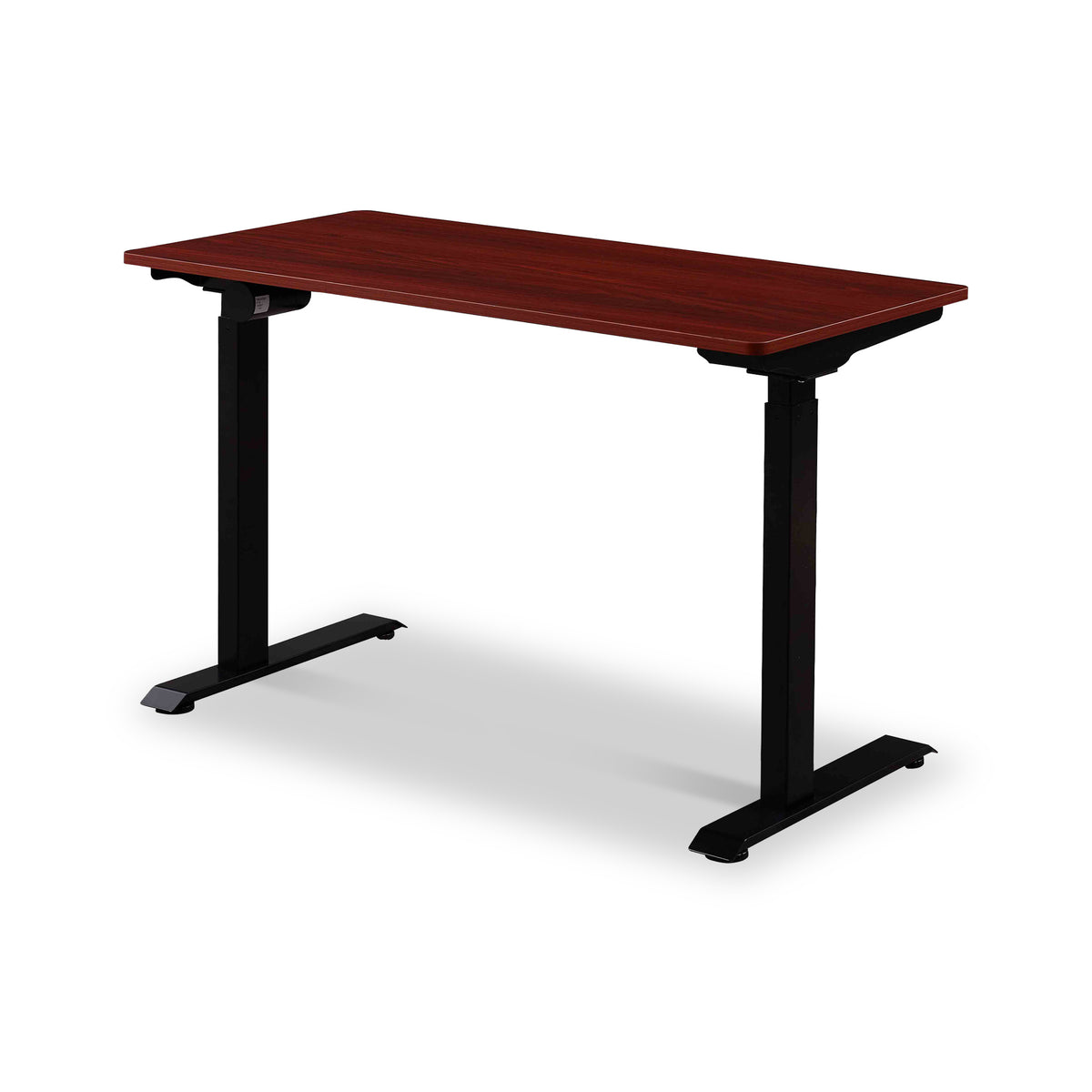 Apollo Desk Walnut Black from Roseland Furniture