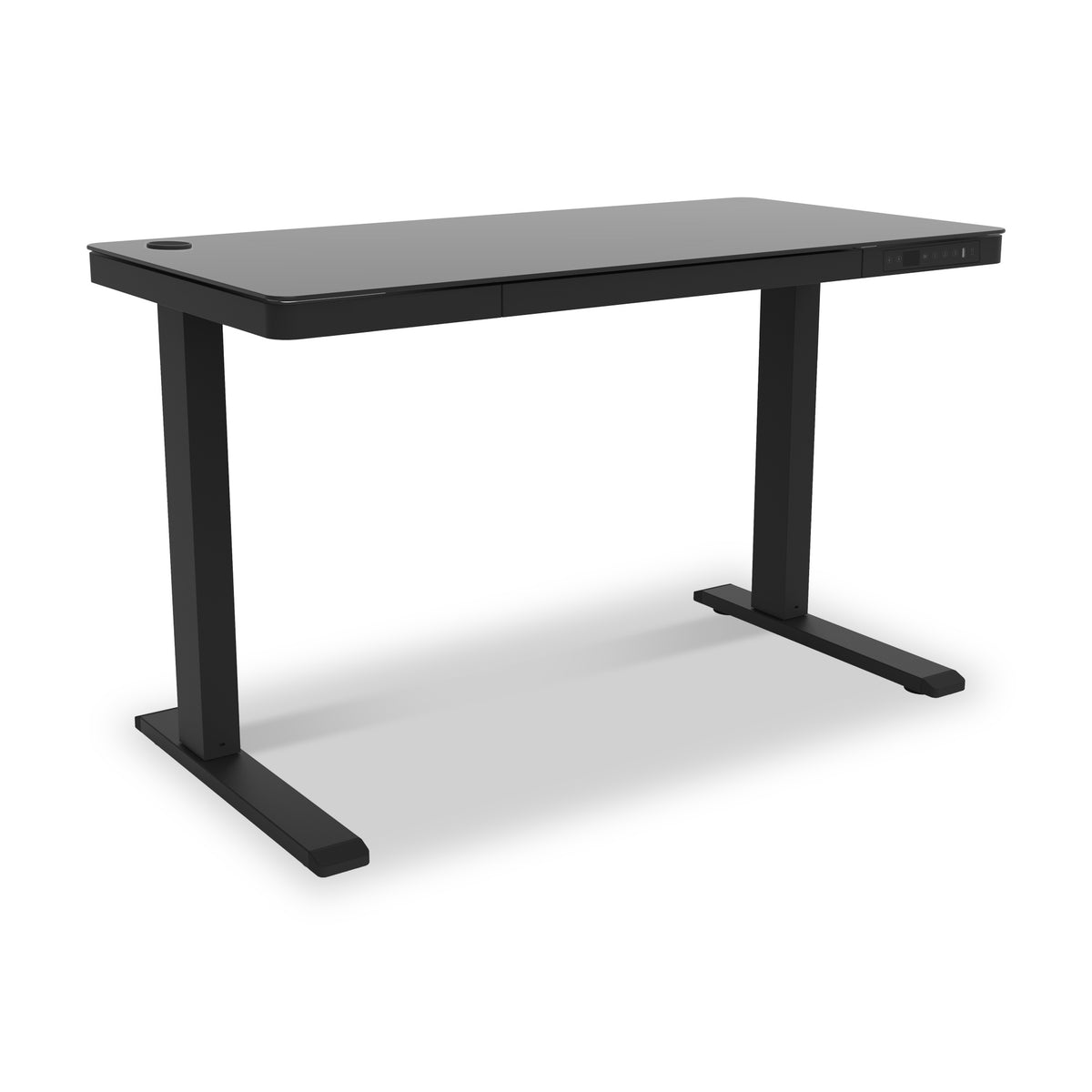 Koble Juno 4.0 Black Adjustable Smart Desk with Wireless Charging from Roseland Furniture