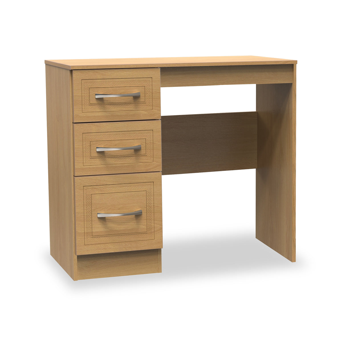 Killgarth Oak 3 Drawer Dressing Table from Roseland Furniture