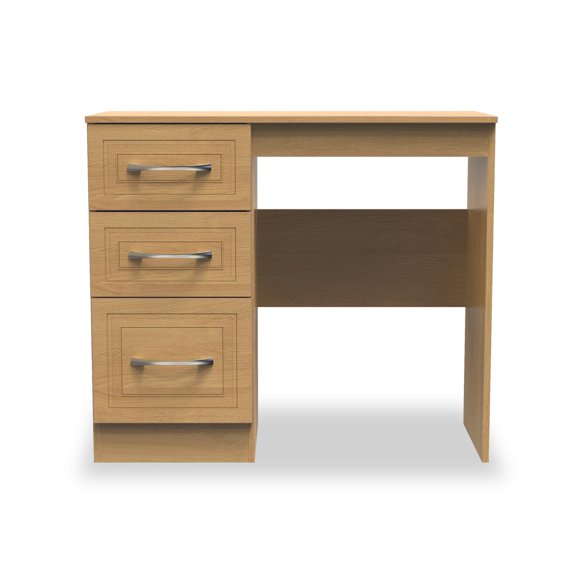 Killgarth Light Wood 3 Drawer Dressing Table