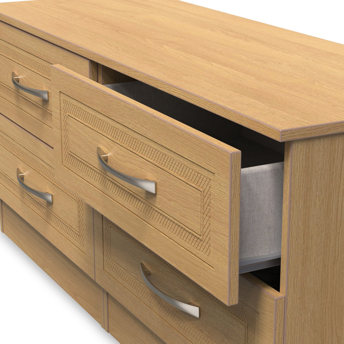 Killgarth Oak 4 Drawer Wide Storage Chest