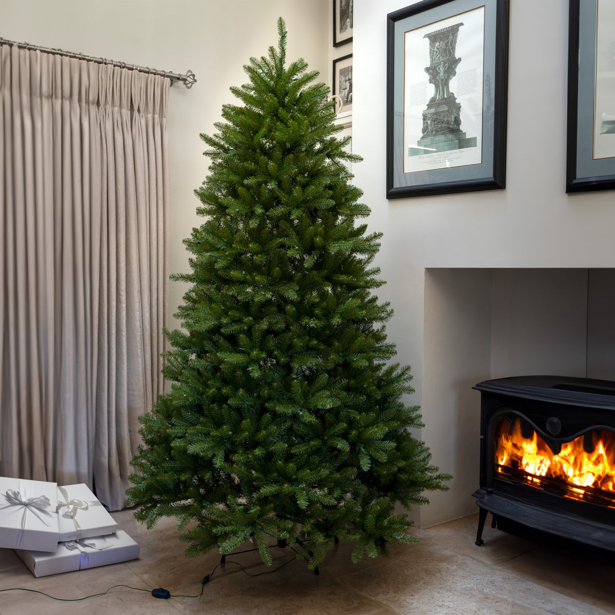 Dunhill Fir Dual Colour LED Christmas Tree